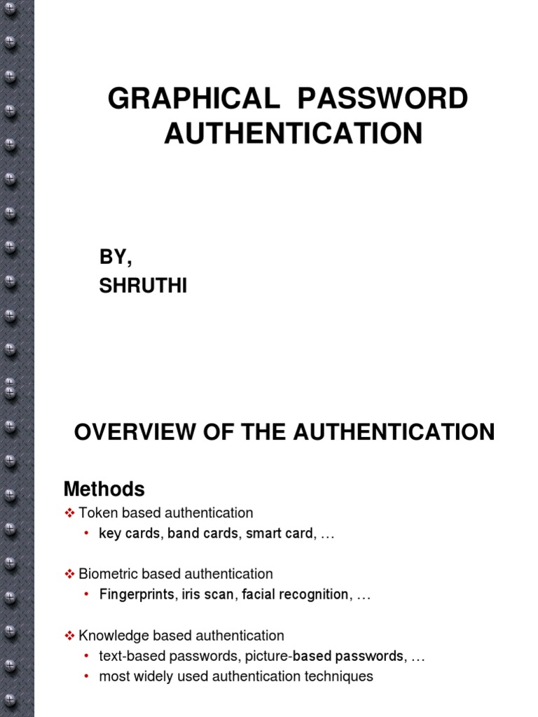 Graphical Password Authentication Overview | PDF | Password ...
