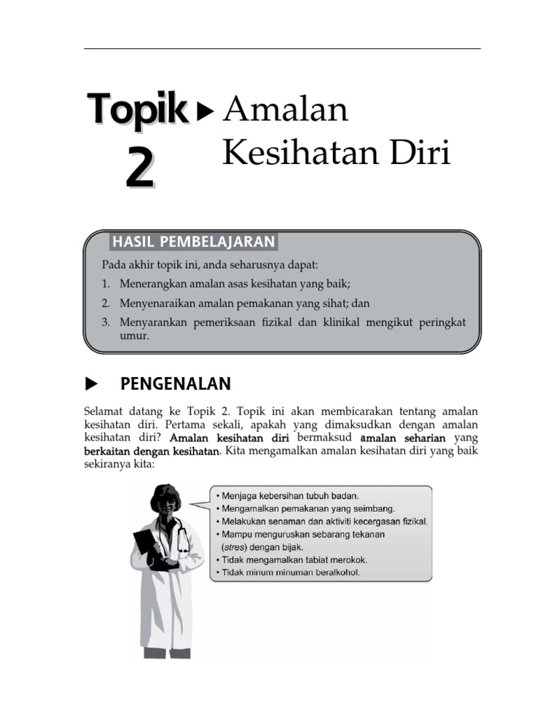 Amalan Kesihatan Diri Pdf
