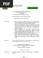 Download UU No 14 - 2008 tentang Kebebasan Informasi Publik by Indoplaces SN13731597 doc pdf