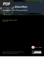 Download Tracking GhostNet Investigating a Cyber Espionage Network by The SecDev Group SN13731776 doc pdf