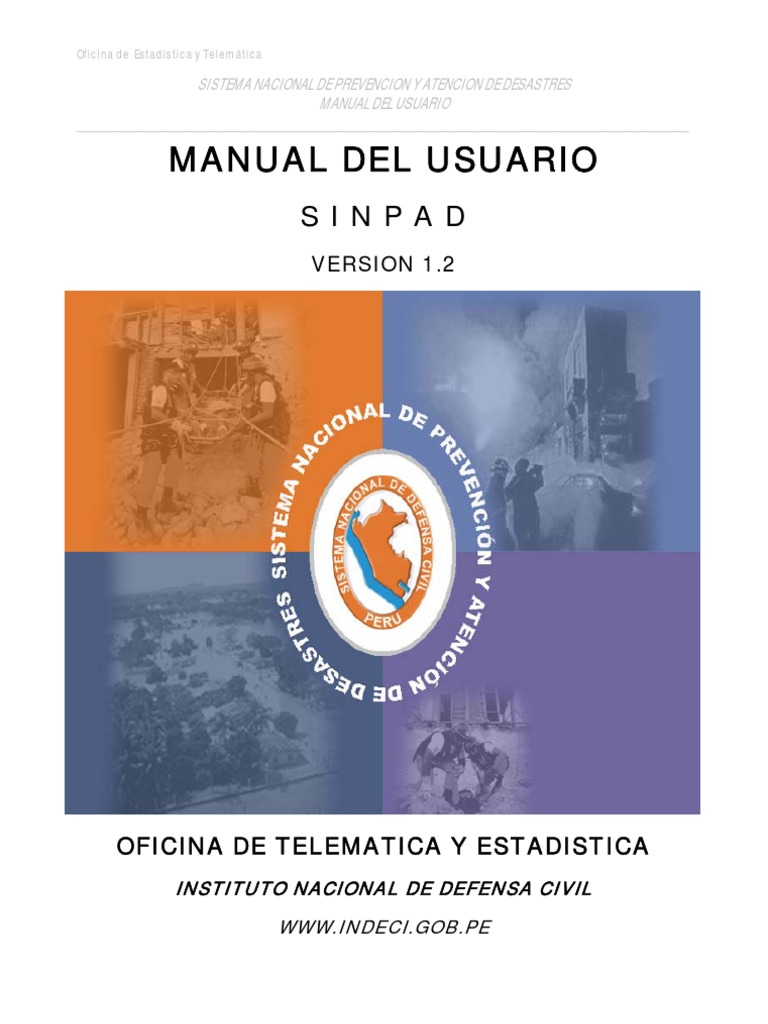 Manual Del Usuario-Sinpad | PDF | Usuario (informática) | Internet
