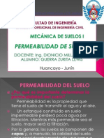 Permeabilidad de Suelos