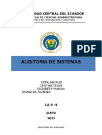 Auditoria de Sistemas