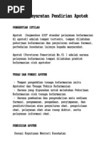Syarat Pendirian Apotek Pdf