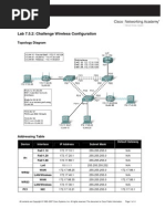 Lab 7.5.2: Challenge Wireless Configuration: Topology Diagram