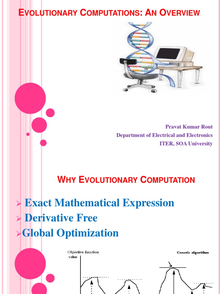 E C: A O: Volutionary Omputations N Verview | PDF | Genetic Algorithm ...