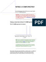 Interpreting C NMR