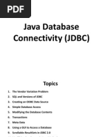 Java Database Connectivity (JDBC)