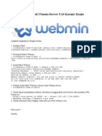 Instalasi Webmin Di Ubuntu Server 9