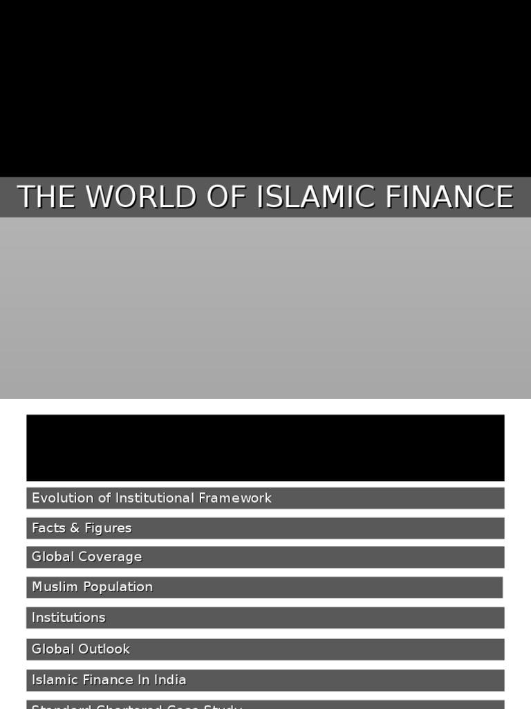 Overview of Islamic Finance Trends | PDF | Islamic Banking And Finance ...