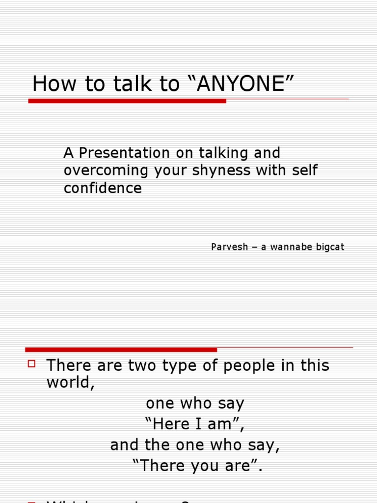 Mastering Conversations with Confidence | PDF | Body Language ...