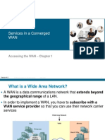 Services in A Converged WAN: Accessing The WAN - Chapter 1