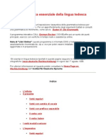 (Corso Di Tedesco) Grammatica Essenziale Della Lingua Tedesca