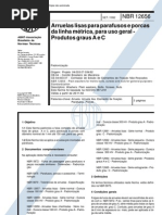 NBR - Arruelas Lisas Para Parafusos e Porcas Da Linha Metrica Para Uso Geral