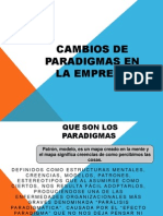 Cambios de Paradigmas en La Empresa