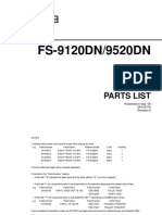 Kyocera FS9120 - 9520 Parts List PDF