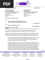 Letter To LB With Additional Particulars - April 15