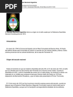 12 de Marzo Dia Del Escudo Nacional Argentino