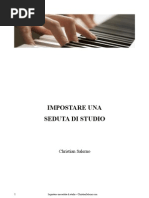 Impostare Seduta Studio - Christian Salerno