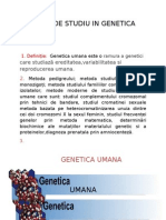 Metoda de Studiu in Genetica Umana - Alberrt