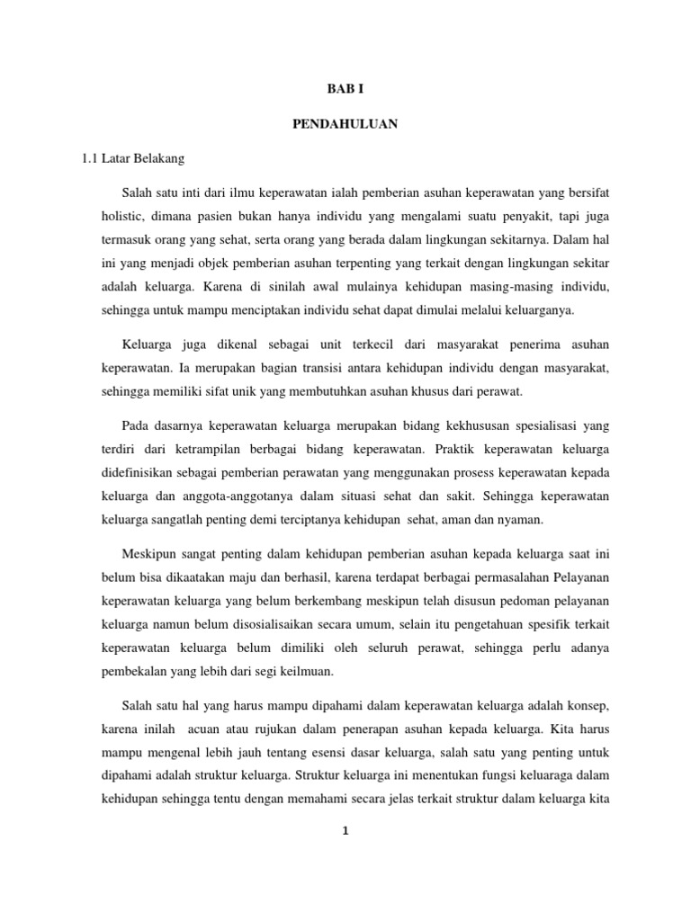 Struktur Keluarga Makalah