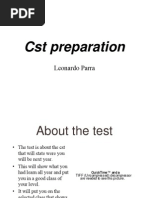 CST Preparation