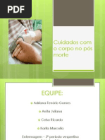 Cuidados com o corpo após a morte