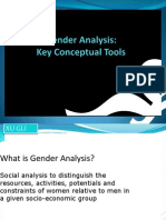 Gender Analysis-Key Conceptual Tools