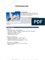 Procentec ProfiNet Cable Connector Siemens 180 Degree IP20 512 02011A