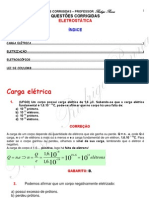 Eletrostática - exercícios comentados