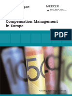 Compensation Management in Europe Time For A Change