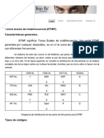 Tonos Duales de Multifrecuencia (DTMF)