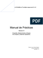 Manual prácticas Ensamble y Mto. Equipo de Computo Actualizado  21-Octubre-2012