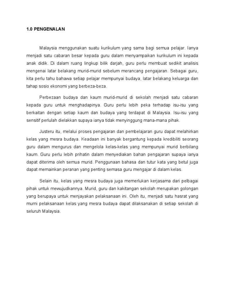 Langkah Dan Tindakan Yang Sesuai Bagi Guru Semasa P Pdf
