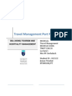 Travel Management Portfolio - Troubat J