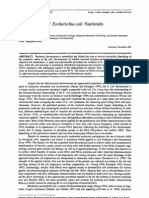 Electrorelease of Escherichia Coli Nucleoids