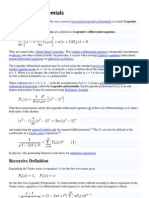 Legendre Polynomials PDF