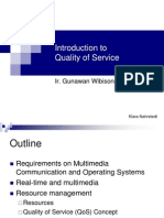 Introduction To Quality of Service: Ir. Gunawan Wibisono, M.SC, PH.D