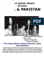 The Indus Water Treaty Between India and Pakistan