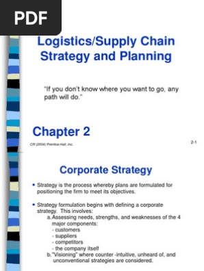 Ballou 02 Logistics Strategic Management