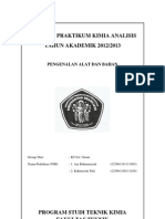 Laporan Praktikum Kimia Teknik