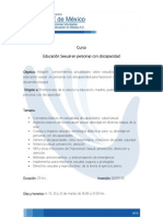 Curso Educación de La Sexualidad en Personas Con Discapacidad PDF