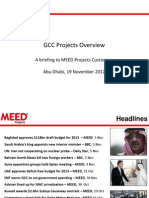 MEED GCC Projects Overview