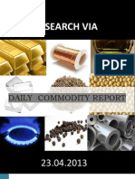 Commodity - Report - Daily 23 April 2013