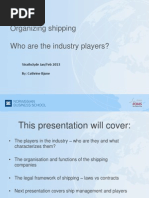 Key Players in Shipping