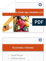 Flavor Division (Oman Agro Industries LLC)