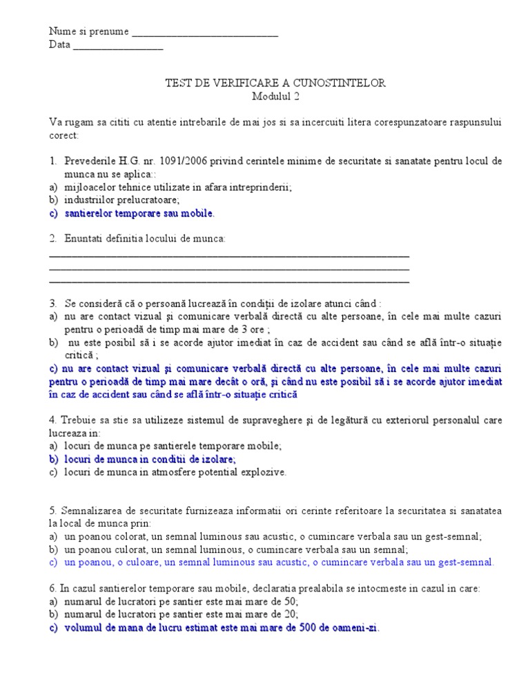 Test Modul 2 - NOU | PDF