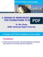 Design of Pad Foundations According To EC2