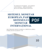 38952904 Sistemul Monetar European Parte a Sistemului Monetar International