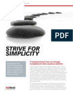 Strive For Simplicity